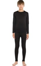 ViCherub Boys Thermal Underwear Set Fleece Lined Long Johns Top  Bottom