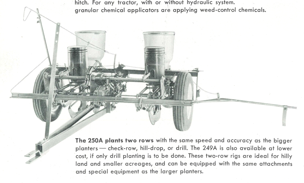 IH McCormick Corn Planters Dealer Brochure Check Row Hill Drop