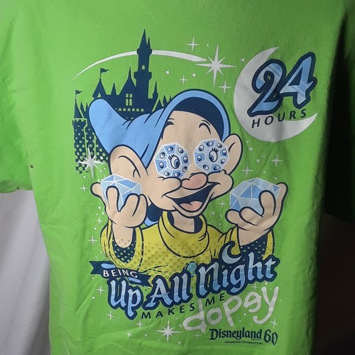 Disney Dopey Snow White Dwarfs T Shirt XL mens Hip Hop Bling Money ...