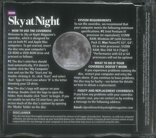 BBC Sky At Night Cd-Rom, Apollon 16 Spéciale, #83 Avril 2012, Windows, Mac - Photo 2/2