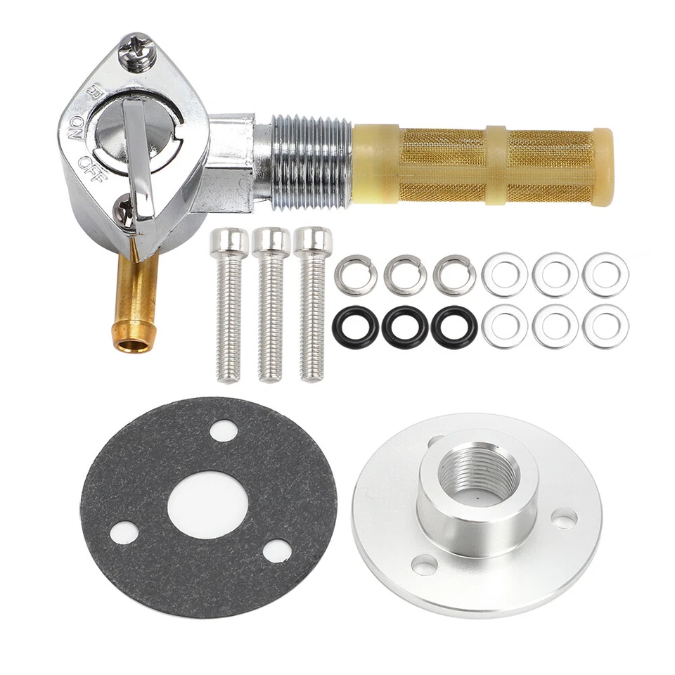 Fuel Gas Tank Petcock Kit For Honda CA95 CA100 CA160 CA150 Benly Touring Dream - Image 3 of 4