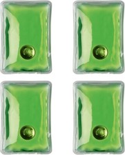 4 X Heats In A Click Instant Reusable Hand Glove Warmer Heat Pad Pack Green