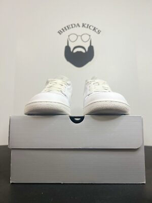 Size 13 - Air Jordan 1 Retro Low White Metallic Silver for sale