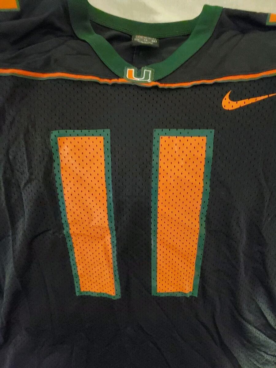 Vintage Nike 90s Y2K Miami Hurricanes Ken Dorsey #11 Jersey