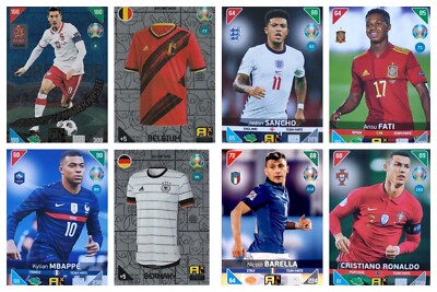 ADRENALYN XL PANINI EURO 2020 2021 KICK OFF TOP MASTER TEAM MATES CARD #1 - #225