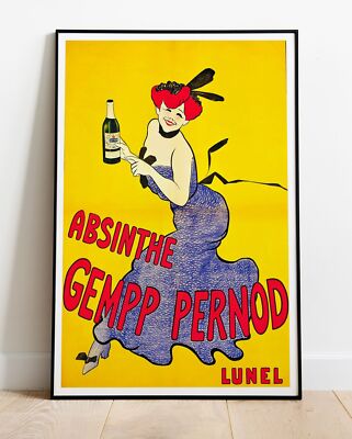 Absinth Gemp Pernod / XXL Poster - 36''x24'' (#73)