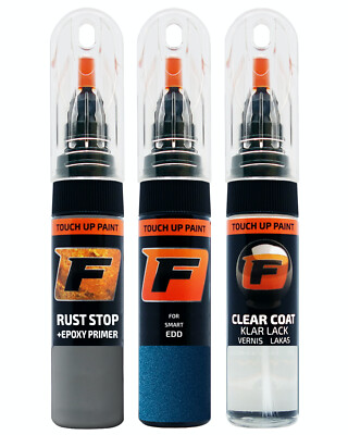 für SMART EDD MIDNIGHT/GALAXY/NUMERIC BLUE LACKSTIFT Reparatur Set Autolack