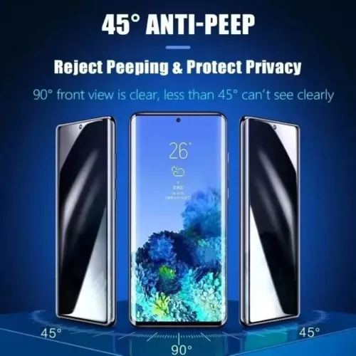 Weiche TPU Hydrogel Displayschutzfolie für Samsung S25 Ultra S24 S23 Privacy AntiSpy - Bild 2 von 15