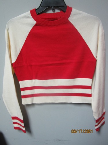Basic Knit Cheer Sweater Red 