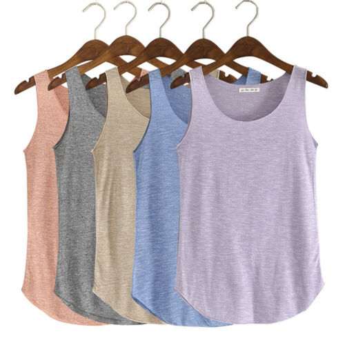 Summer Women Beach Vest Top Sleeveless T-Shirt Blouse Casual Loose Tank Tops New