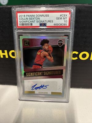 COLLIN SEXTON RC AUTO 18-19 DONRUSS SIGNIFICANT SIGNATURES COLLIN SEXTON RC AUTO 18-19 DONRUSS SIGNIFICANT SIGNATURES