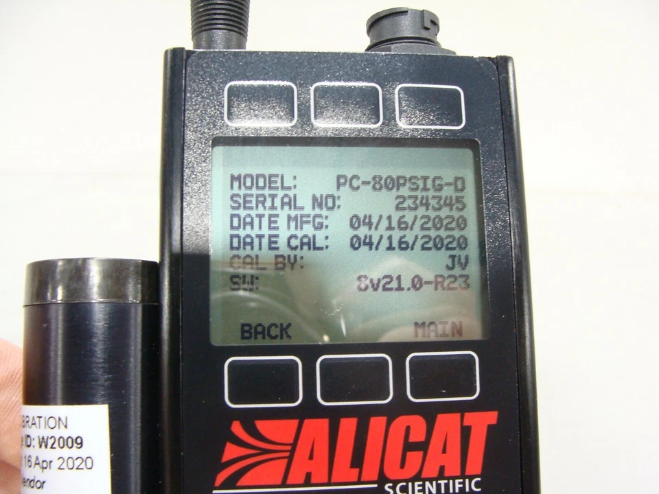 Alicat Scientific PC Series Pressure Controller PC3-100PSIG-D-I-PCV10/5P (80PSI) - Image 3 of 4