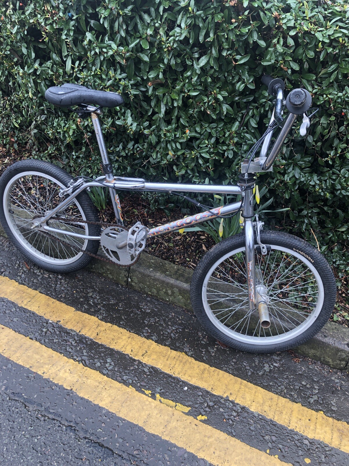 Original MONGOOSE chrome BMX stunt Bike eBay