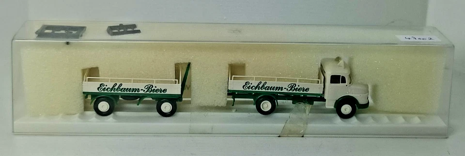 Brekina H0 1:87 - Mercedes MB L 322 Bierzug Eichbaum - OVP - Limitiert 1000 St.