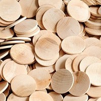 Woodpeckers 200 Wooden Circles, 200 Pieces Woodpeckers 200 Wooden Circles, 200 Pieces
