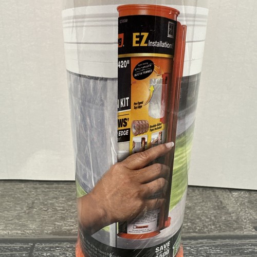 Frost King Ez Roll Window Insulation Kit 126"X62" Built-In Tremor Save Money  - Picture 4 of 14