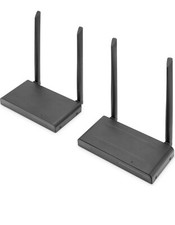 DIGITUS Set di estensori KVM HDMI Wireless -Portata Fino a 150m -UltraHD 4k/30hz