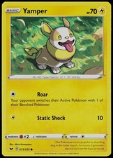 Yamper 073/202 Carta Pokemon Spada e Scudo Comune MP