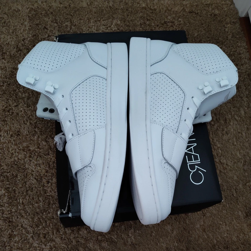 Creative Recreation Zapatos Cesario Hi Zapatillas Blancas Perforadas Talla 11 Nuevo en Caja Foto 3 de 4