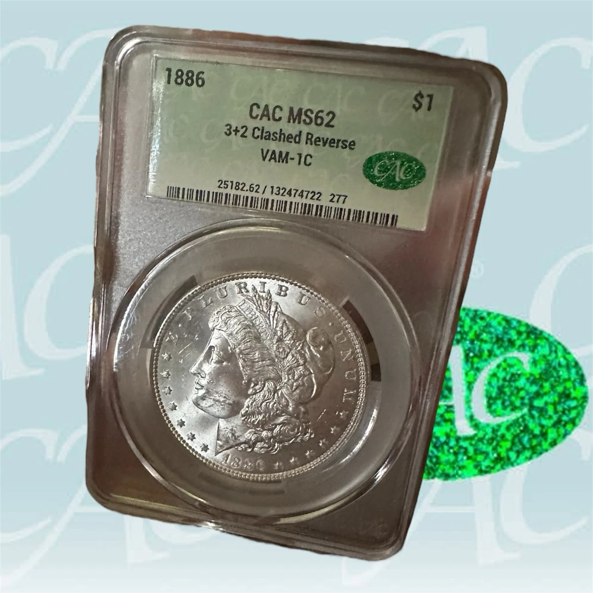 1886 Morgan Silver Dollar MS62モルガンダラー118 1886 Morgan Silver