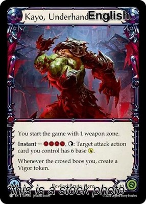 Kayo, Underhanded Cheat // Kayo, Strong-arm [Normal NM - Super Slam SUP063//S...