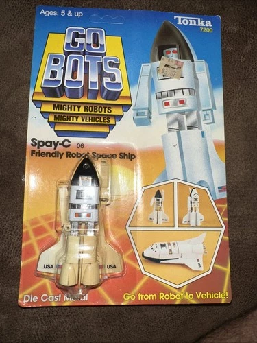 Spay-C Friendly Robot Space Ship Gobots 1983 Tonka Action Figure NEW Unpunched