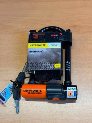 Kryptonite Evolution Lite Mini-6 Bügelschloss Fahrradschloss 2 Schlüssel Sold Se