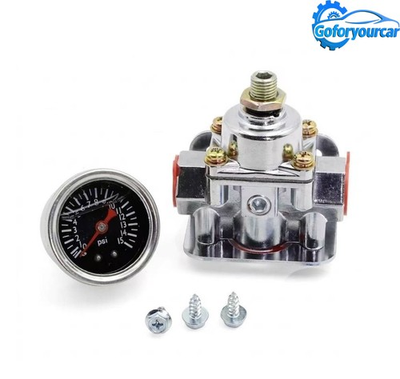 #ad 12 804 Low Fuel Pressure Regulator Gauge Fit for Carburetor Carb Quick Fuel USA $31.88
