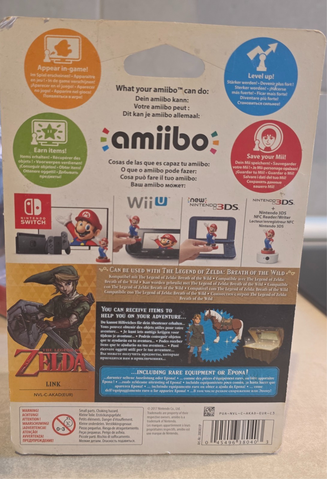 Amiibo Zelda Link Twilight Princess statuette de collection neuve pour Switch