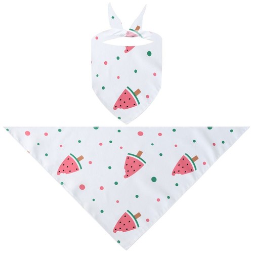 Washable Dog Scarf Cotton Cat Bibs Cute Pet Bandana Pet Supplies - Picture 5 of 22