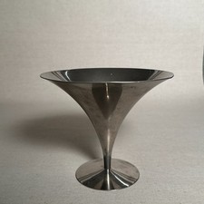 ARTHUR SALM Vintage MCM Nickel-Plate S.Steel candy dish, compote bowl, ashtray