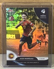 2025 TOPPS NOW #3 GEOVANY QUENDA PORTUGAL Euro U-21 Orange Foil Parallel 4/25