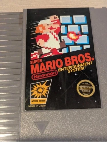 Super Mario Bros. Nintendo (NES 1985) Cartridge Works w/OEM Sleeve