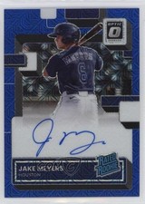 2022 Panini Donruss Optic Blue Mojo Prizm 20/99 Jake Meyers #RRS-JM Auto 19ed