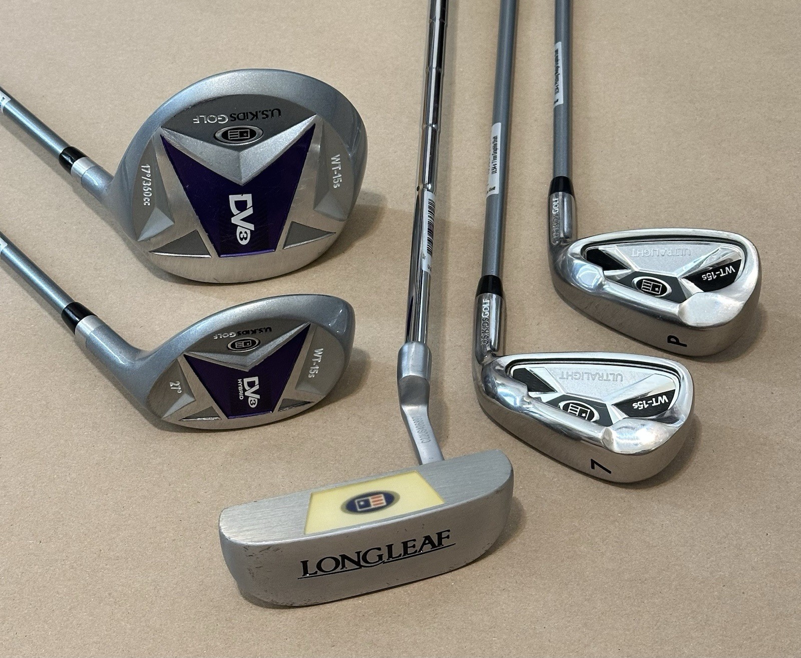 Wt-15s Dv3 5-club Set Youth Junior Rh 54" (height 54&rdquo;-57&rdquo;)