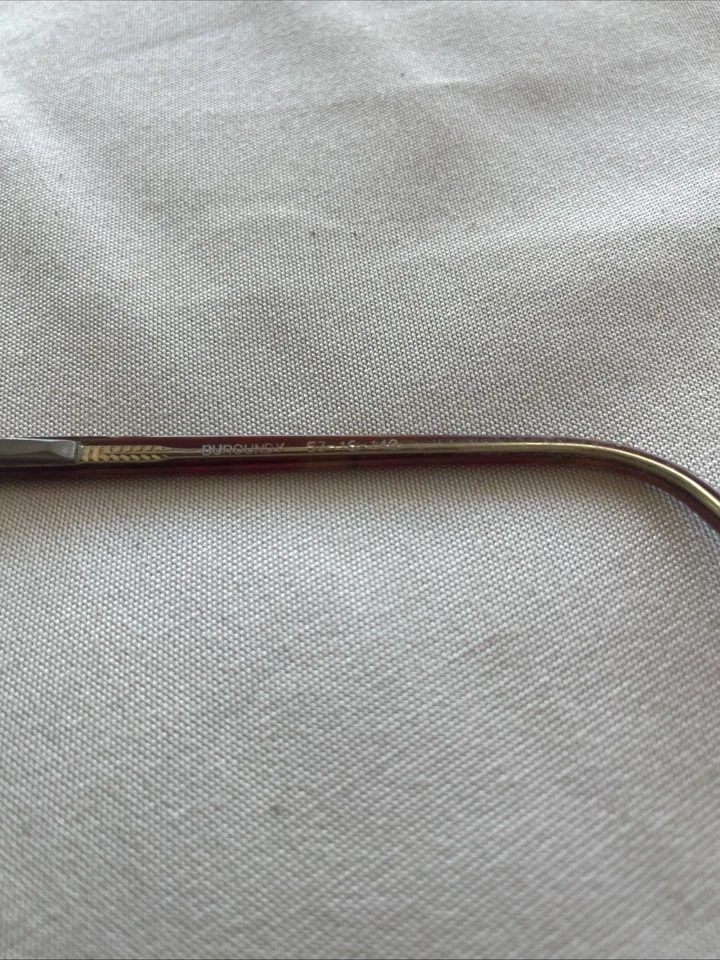 marco gafas borgoña vintage 53-16-140140mm B904 Foto 4 de 4