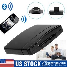 Bluetooth 5.0 Music Audio Adapter Receivers 30 Pin Dock Speaker for iPhone iPod 