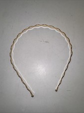 Minimalist Metal Thin Gold Wavy Headband