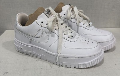 Nike Air Force V3 Pixel White Women s 5.5 Platform Sneakers CK6649-100