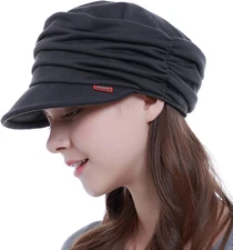Fashion Hat Cap with Brim Visor for Woman Ladies, Best for Daily Use
