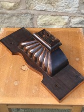 Antique Vienna Wall Clock  Ornate Wooden Bottom Piece