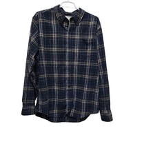 Weatherproof Vintage Plaid Flannel Button Front Shirt Men  s Large