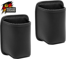 Auto Getränkehalter Set Rücksitz Tür Clip Becherhalter Flaschenhalter Schwarz