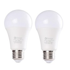 Etrogo E27 Dusk Till Dawn Sensor Light Bulbs 2 Unidades - 10W, Warm White 10w