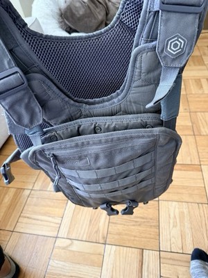 Mission Critical Tactical Baby Carrier Gray Adjustable Strap