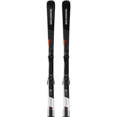SALOMON E S/MAX X7 Ti inkl. Bindung Allmountain Ski Black/Neon Red/Chrom