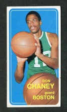 #47 Don Chaney Boston Celtics Rookie 1970-71 Topps NBA Basketball Card RC. rookie card picture