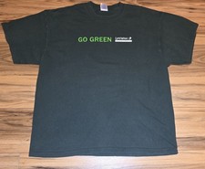 VTG Y2k Seattle SuperSonics Go Green LifeWise Promo T-Shirt Gildan Heavyweight