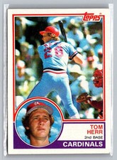 1983 Topps #489 Tom Herr