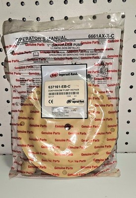 Ingersoll Rand  ARO 637161-EB-C  Diaphragm Pump Repair kit, Santoprene NEW